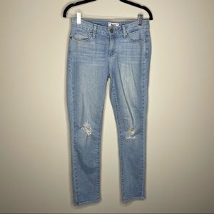 Paige Skyline Ankle Peg Lightwash Jeans Size 27